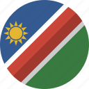 country, flag, namibia, nation
