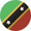 and, country, flag, kitts, nation, nevis, saint 