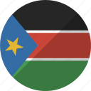 country, flag, nation, south, sudan