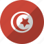 country, flag, nation, tunisia 