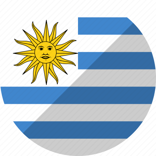 Country, flag, nation, uruguay icon