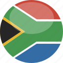 circle, gloss, africa, flag, south