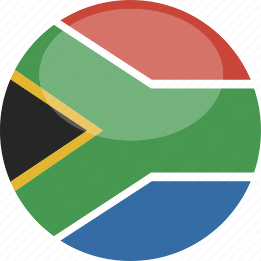 Circle, gloss, africa, flag, south icon - Download on Iconfinder