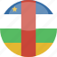 circle, gloss, central, flag, african 
