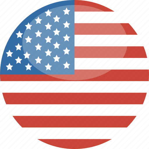 United, gloss, us, states, flag, circle, america icon - Download on Iconfinder