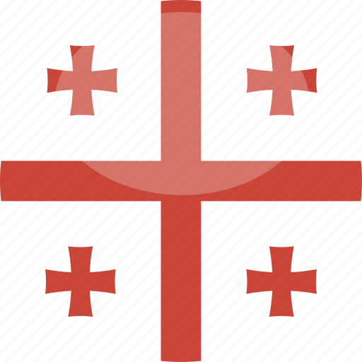 Gloss, circle, georgia, flag icon - Download on Iconfinder