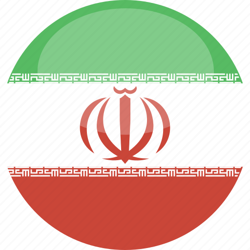Circle, gloss, iran, flag icon - Download on Iconfinder