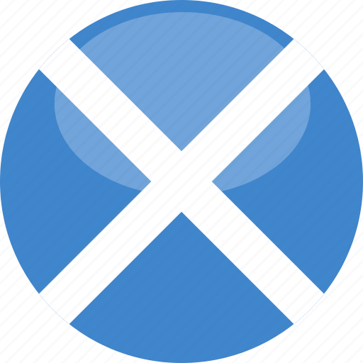 Circle, gloss, scotland, flag icon - Download on Iconfinder