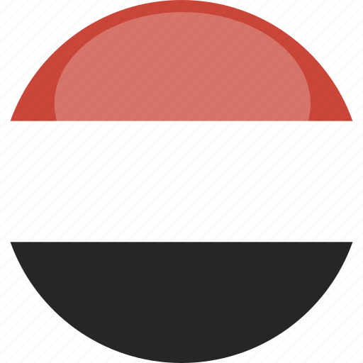 Circle, gloss, yemen, flag icon - Download on Iconfinder