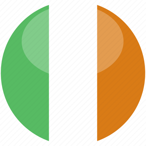Circle, gloss, flag, ireland icon - Download on Iconfinder