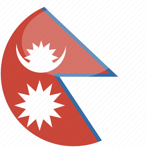 Circle, gloss, flag, nepal icon - Download on Iconfinder