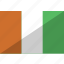cote, country, divoire, flag, nation 