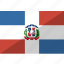 country, dominican, flag, nation, republic 
