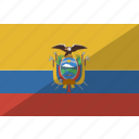 country, ecuador, flag, nation