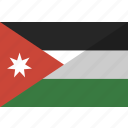 country, flag, jordan, nation