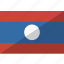 country, flag, laos, nation 