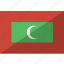 country, flag, maldives, nation 