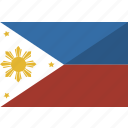 country, flag, nation, philippines