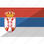country, flag, nation, serbia 