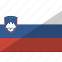 country, flag, nation, slovenia