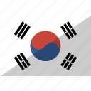 country, flag, korea, nation, south