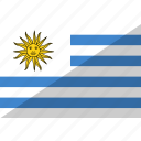 country, flag, nation, uruguay