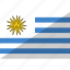 country, flag, nation, uruguay 