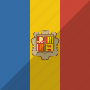 andorra, country, flag, nation