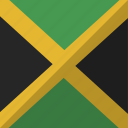 country, flag, jamaica, nation