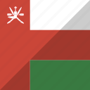 country, flag, nation, oman