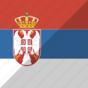 country, flag, nation, serbia
