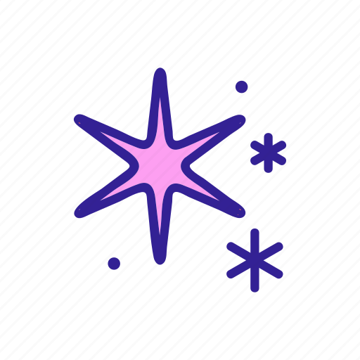 Christmas, glowing, light, pentagonal, sparkles, star, winter icon - Download on Iconfinder