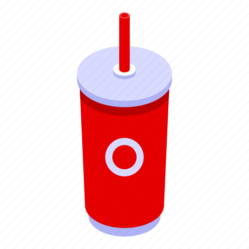 Gluttony, cup, drink, isometric icon - Download on Iconfinder