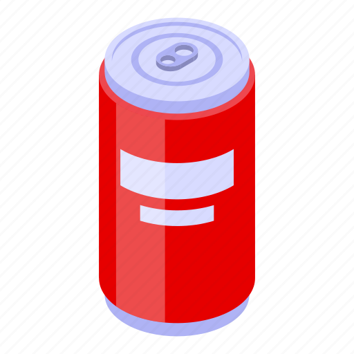 Gluttony, soda, drink, isometric icon - Download on Iconfinder
