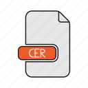 cer, certificate, extension, keychain, mac, type