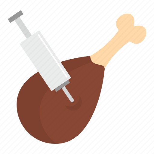 Animal, chemical, food, genetic, meat, science, syringe icon - Download on Iconfinder