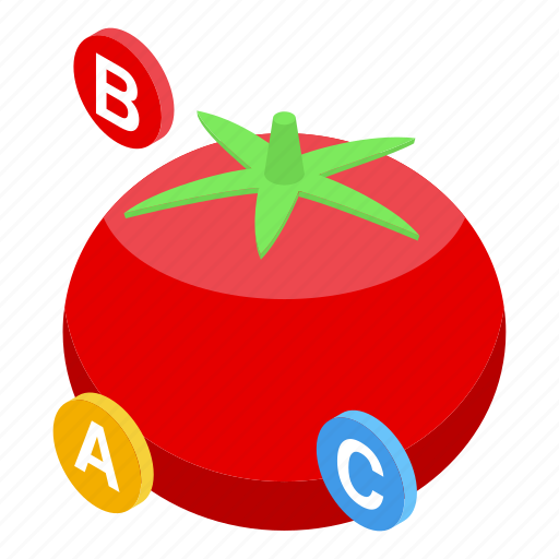 Gmo, tomato, isometric icon - Download on Iconfinder