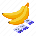 gmo, bananas, isometric