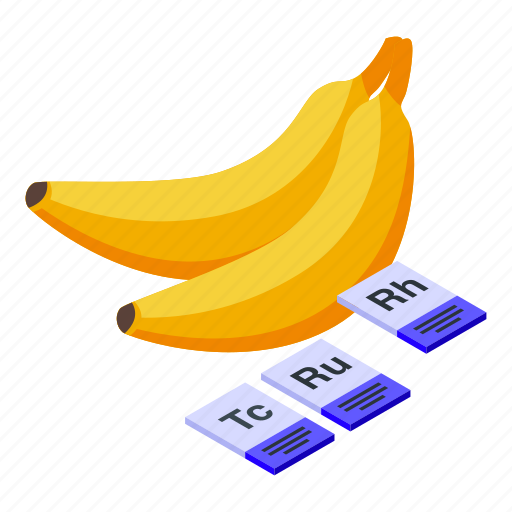 Gmo, bananas, isometric icon - Download on Iconfinder