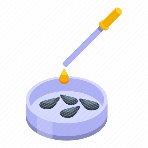 Petri, dish, gmo, isometric icon - Download on Iconfinder