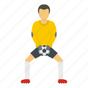 ball, football, goalkeeper, object, player, soccer 
