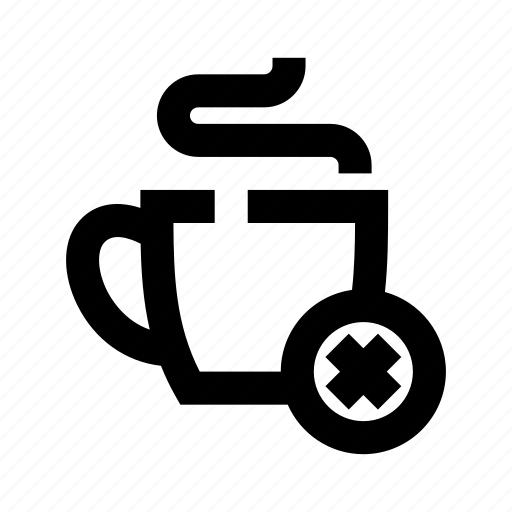 No, coffe, cafe, drink, hot, beverage, forbidden icon - Download on Iconfinder