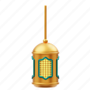 lantern, light, lamp, decoration, gold, islamic, ramadan, kareem, traditional