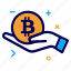 bit, bitcoin, charity, crypto, currency, hand, help, money 