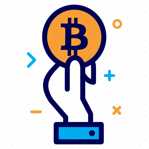 Bit, bitcoin, coin, crypto, currency, hand, money icon - Download on Iconfinder