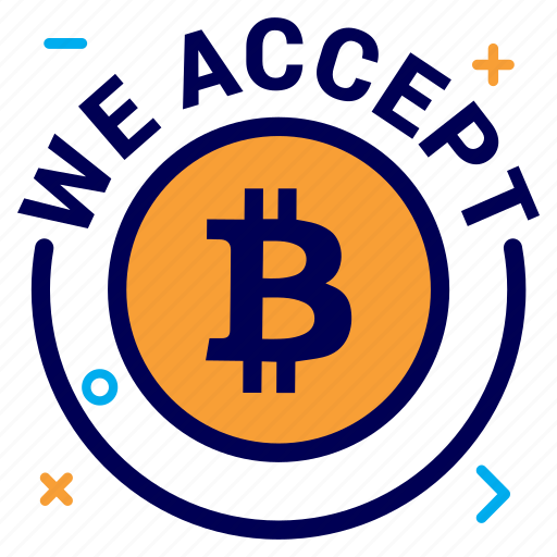 Accept, bit, bitcoin, crypto, currency, money, we icon - Download on Iconfinder