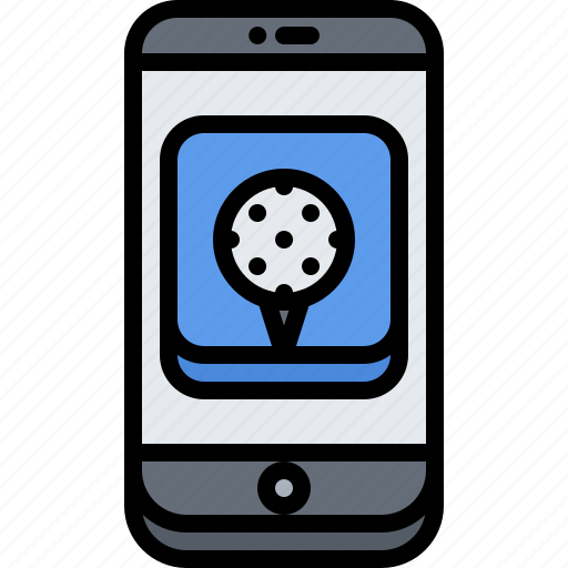 App, application, field, golf, golfer, phone, sport icon - Download on Iconfinder