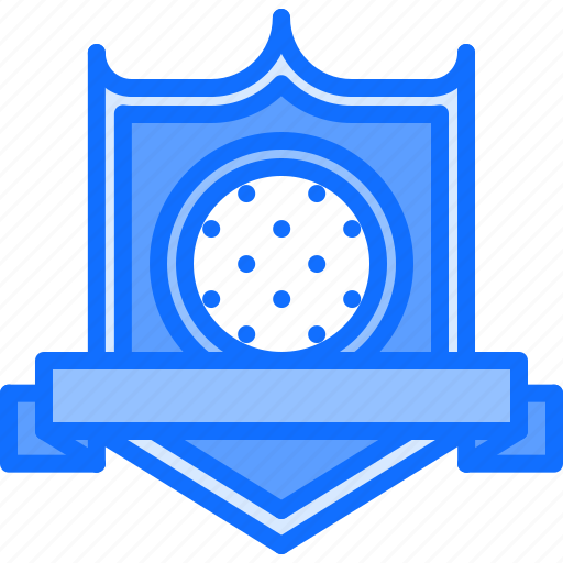 Badge, field, golf, golfer, ribbon, shield, sport icon - Download on Iconfinder