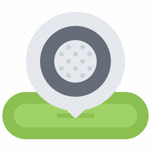 Ball, field, golf, golfer, location, pin, sport icon - Download on Iconfinder