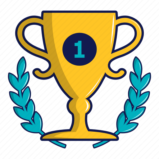 Award, cartoon, cup, first, gold, sport, success icon - Download on Iconfinder